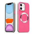 For iPhone 11 CD Pattern Magsafe PC Phone Case(Pink) - 1