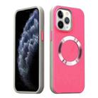 For iPhone 11 Pro CD Pattern Magsafe PC Phone Case(Pink) - 1