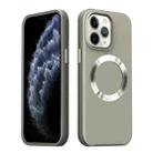 For iPhone 11 Pro Max CD Pattern Magsafe PC Phone Case(Grey) - 1