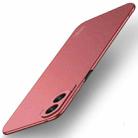 For Honor X50i / 90 Lite MOFI Fandun Series Frosted PC Ultra-thin All-inclusive Phone Case(Red) - 1