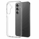 For Samsung Galaxy S24 FE 5G NORTHJO Transparent TPU Phone Case with Tempered Glass Film(Transparent) - 2