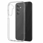For Samsung Galaxy S23 FE 5G NORTHJO Transparent TPU Phone Case with Tempered Glass Film(Transparent) - 3