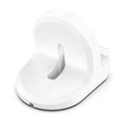 For Samsung Galaxy Watch6 / Watch6 Classic / Watch5 / Watch5 Pro JUNSUNMAY Silicone Charger Stand Non-Slip Base(White) - 2