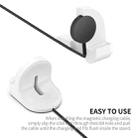 For Samsung Galaxy Watch6 / Watch6 Classic / Watch5 / Watch5 Pro JUNSUNMAY Silicone Charger Stand Non-Slip Base(White) - 5
