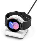 For Samsung Galaxy Watch6 / Watch6 Classic / Watch5 / Watch5 Pro JUNSUNMAY Silicone Charger Stand Non-Slip Base(White) - 7