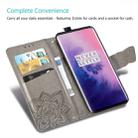 Butterfly Love Flowers Embossing Horizontal Flip Leather Case for OnePlus 7 Pro, with Holder & Card Slots & Wallet & Lanyard(Blue) - 11