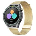 For Huawei Watch GT3 SE Milan Double Magnetic Steel Mesh Watch Band(Gold) - 1