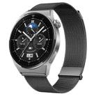 For Huawei Watch GT3 Pro 46mm Milan Double Magnetic Steel Mesh Watch Band(Gray) - 1