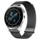 For Huawei Watch3 / Watch3 Pro Milan Double Magnetic Steel Mesh Watch Band(Gray) - 1