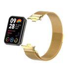 For Xiaomi Mi Band 8 Pro Milan Magnetic Metal Mesh Watch Band(Gold) - 1