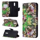 3D Colored Drawing Pattern Horizontal Flip Leather Case for Nokia 3.2, with Holder & Card Slots & Wallet(Green Butterfly) - 1