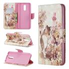 3D Colored Drawing Pattern Horizontal Flip Leather Case for Nokia 3.2, with Holder & Card Slots & Wallet(Cat) - 1