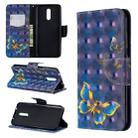 3D Colored Drawing Pattern Horizontal Flip Leather Case for Nokia 3.2, with Holder & Card Slots & Wallet(Butterfly) - 1