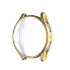 For Samsung Galaxy Watch6 44mm ENKAY Hat-Prince Full Coverage Electroplated Soft TPU Case with Screen Protection(Gold) - 1