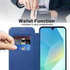 For Samsung Galaxy A16 5G Shield MagSafe RFID Anti-theft Rhombus Leather Phone Case(Dark Blue) - 3