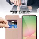 For Samsung Galaxy A56 5G Shield MagSafe RFID Anti-theft Rhombus Leather Phone Case(Pink) - 3