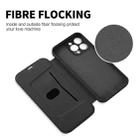 For iPhone 13 Imitate Liquid Skin Feel Leather Phone Case with Card Slots(Grey) - 3