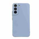 For Samsung Galaxy S22 5G Leather Oil PC Hard All-inclusive Phone Case(Blue) - 1