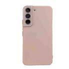 For Samsung Galaxy S22+ 5G Leather Oil PC Hard All-inclusive Phone Case(Pink) - 1