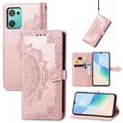 For Blackview C30 Pro Mandala Flower Embossed Leather Phone Case(Rose Gold) - 1