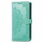 For Blackview A96 Mandala Flower Embossed Leather Phone Case(Green) - 2