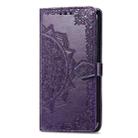 For Blackview A96 Mandala Flower Embossed Leather Phone Case(Purple) - 2