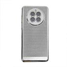 For Huawei Mate 50 Ice Sense Heat Dissipation Electroplating PC Phone Case(Silver) - 1