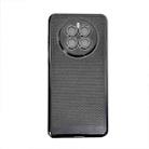 For Huawei Mate 50 Ice Sense Heat Dissipation Electroplating PC Phone Case(Black) - 1