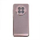 For Huawei Mate 50 Ice Sense Heat Dissipation Electroplating PC Phone Case(Rose Gold) - 1