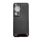 For Huawei P60 Ice Sense Heat Dissipation Electroplating PC Phone Case(Black) - 1