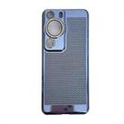 For Huawei P60 Ice Sense Heat Dissipation Electroplating PC Phone Case(Blue) - 1