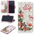 3D Colored Drawing Pattern Horizontal Flip Leather Case for Nokia 7.1, with Holder & Card Slots & Wallet(English Flamingo) - 1