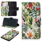 3D Colored Drawing Pattern Horizontal Flip Leather Case for Nokia 7.1, with Holder & Card Slots & Wallet(Banana Leaf) - 1