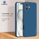 For iPhone 16 PINWUYO Sense Series Liquid Silicone TPU Phone Case(Blue) - 2