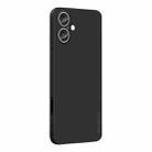 For iPhone 16 Plus PINWUYO Sense Series Liquid Silicone TPU Phone Case(Black) - 1