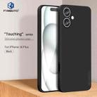 For iPhone 16 Plus PINWUYO Sense Series Liquid Silicone TPU Phone Case(Black) - 2