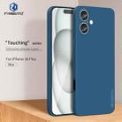 For iPhone 16 Plus PINWUYO Sense Series Liquid Silicone TPU Phone Case(Blue) - 2