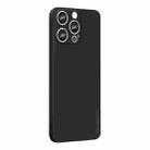 For iPhone 16 Pro PINWUYO Sense Series Liquid Silicone TPU Phone Case(Black) - 1