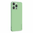 For iPhone 16 Pro PINWUYO Sense Series Liquid Silicone TPU Phone Case(Green) - 1