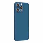 For iPhone 16 Pro Max PINWUYO Sense Series Liquid Silicone TPU Phone Case(Blue) - 1