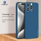 For iPhone 16 Pro Max PINWUYO Sense Series Liquid Silicone TPU Phone Case(Blue) - 2