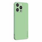 For iPhone 16 Pro Max PINWUYO Sense Series Liquid Silicone TPU Phone Case(Green) - 1