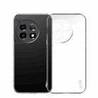 For OnePlus 12 MOFI Ming Series Transparent Ultra-thin TPU Phone Case(Transparent) - 1