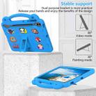 For Samsung Galaxy Tab S10+12.4 X820 Handle Kickstand Children EVA Shockproof Tablet Case(Sky Blue) - 3