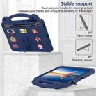 For Samsung Galaxy Tab S10+12.4 X820 Handle Kickstand Children EVA Shockproof Tablet Case(Navy Blue) - 3