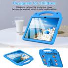 For Samsung Galaxy Tab S10 FE+ Handle Kickstand Children EVA Shockproof Tablet Case(Sky Blue) - 2