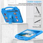 For Samsung Galaxy Tab S10 FE+ Handle Kickstand Children EVA Shockproof Tablet Case(Sky Blue) - 3