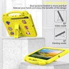 For Samsung Galaxy Tab S10 FE+ Handle Kickstand Children EVA Shockproof Tablet Case(Yellow) - 3