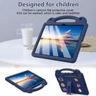For Samsung Galaxy Tab S10 FE+ Handle Kickstand Children EVA Shockproof Tablet Case(Navy Blue) - 2