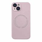 For iPhone 13 Leather All-inclusive MagSafe TPU Phone Case(Pink) - 1